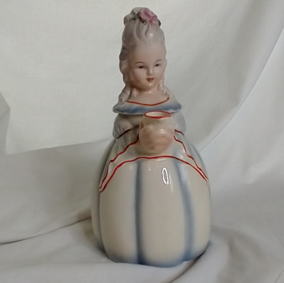 Old E R Erphila Germany lady teapot/pitcher. - Picture 1 of 15